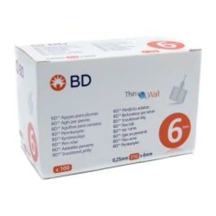Corman Thinwall Bd Ago Gauge 31 6 Mm 100 Pezzi Per Penna Da Insulina