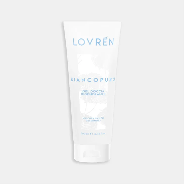 Lovren Biancopuro Gel Doccia Rigenerante Corpo Muschio Bianco 200 ml