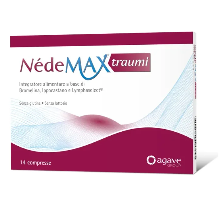 Nedemax Traumi Integratore Alimentare con Bromelina Ippocastano e Meliloto 14 Compresse
