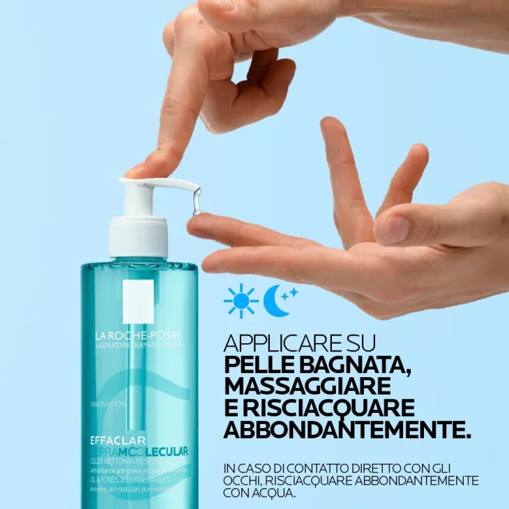 La Roche Posay Effaclar Supramolecular Gel Detergente per sebo e pori 400ml
