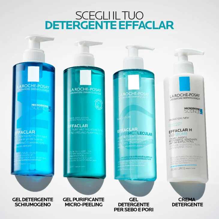 La Roche Posay Effaclar Supramolecular Gel Detergente per sebo e pori 400ml
