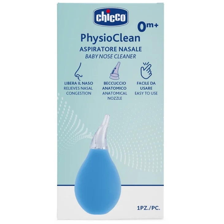 Chicco PhysioClean Aspiratore nasale a Pompetta Chicco PhysioClean Aspiratore nasale a Pompetta