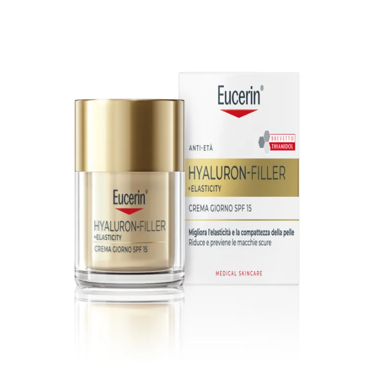 Eucerin Hyaluron-Filler + Elasticity Crema Giorno Spf 15 Antirughe E Antimacchie 50 ml