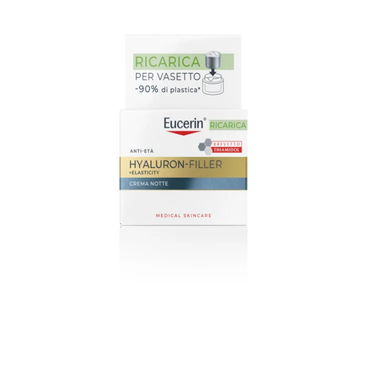 Eucerin Hyaluron-Filler + Elasticity Crema Notte Ricarica 50 ml