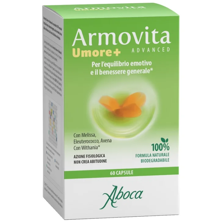 Armovita Umore+ Integratore Tono dell'Umore ed Equilibrio Emotivo 60 Capsule