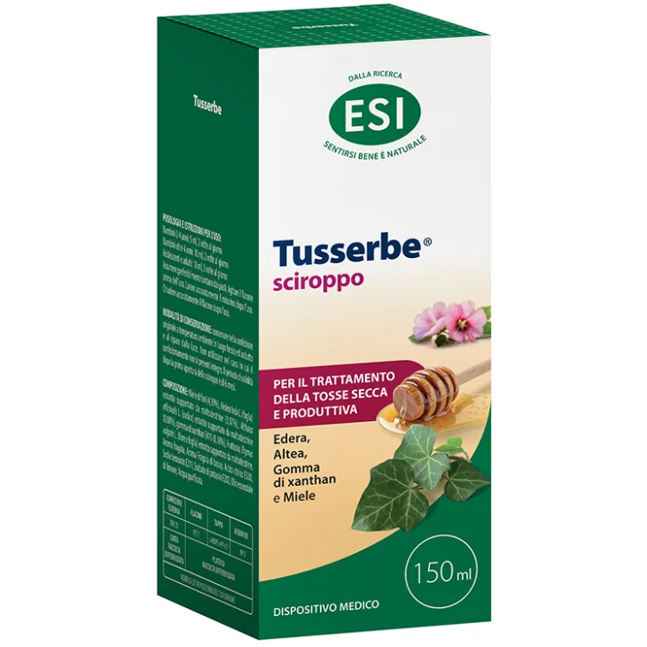 ESI TUSSERBE SCIROPPO 150 ML GUSTO FRAGOLA SENZA GLUTINE SENZA LATTOSIO ESI TUSSERBE SCIROPPO 150 ML GUSTO FRAGOLA SENZA GLUTINE SENZA LATTOSIO