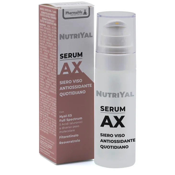 Nutriyal AX Serum Siero Viso Antiossidante Illuminante Per Pelli Spente 30 ml