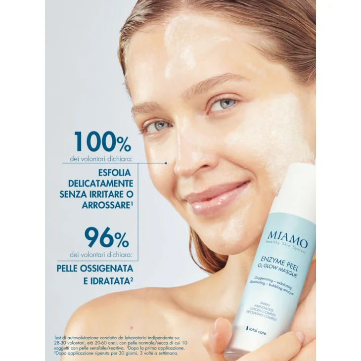 Miamo Enzyme Peel O2 Ricarica Glow Maschera Esfoliante Enzimatica REFILL 45 ml