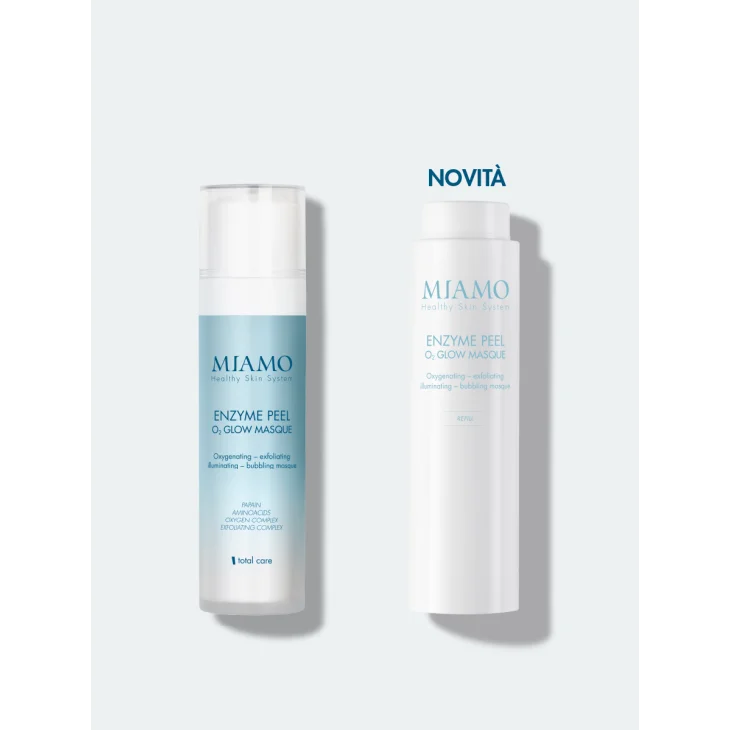 Miamo Enzyme Peel O2 Ricarica Glow Maschera Esfoliante Enzimatica REFILL 45 ml