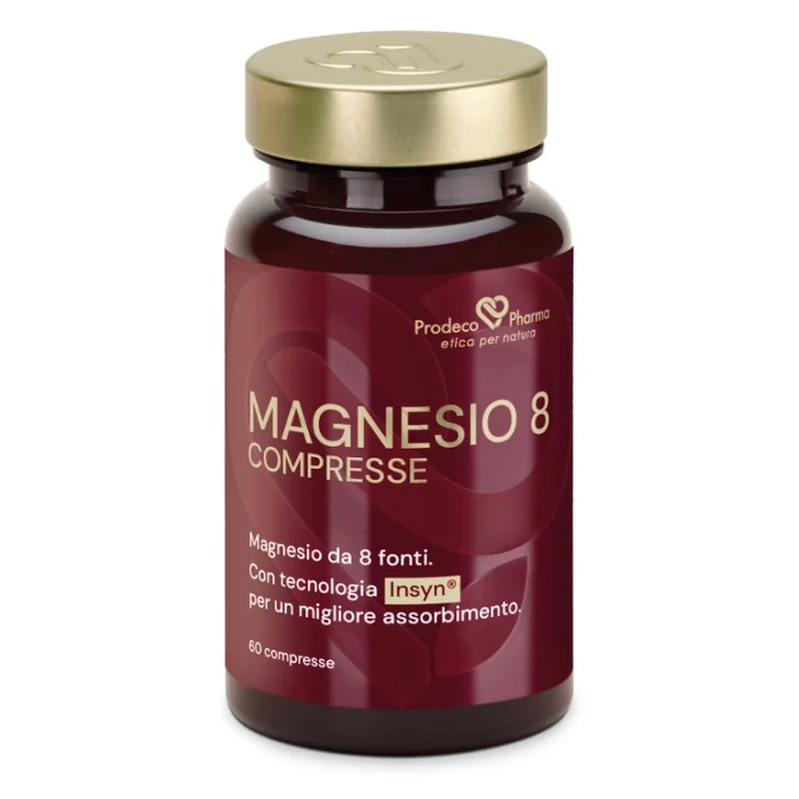 Prodeco Pharma Insyn Magnesio 8 Integratore Alimentare per Muscoli e Funzione Psicologica 60 compresse