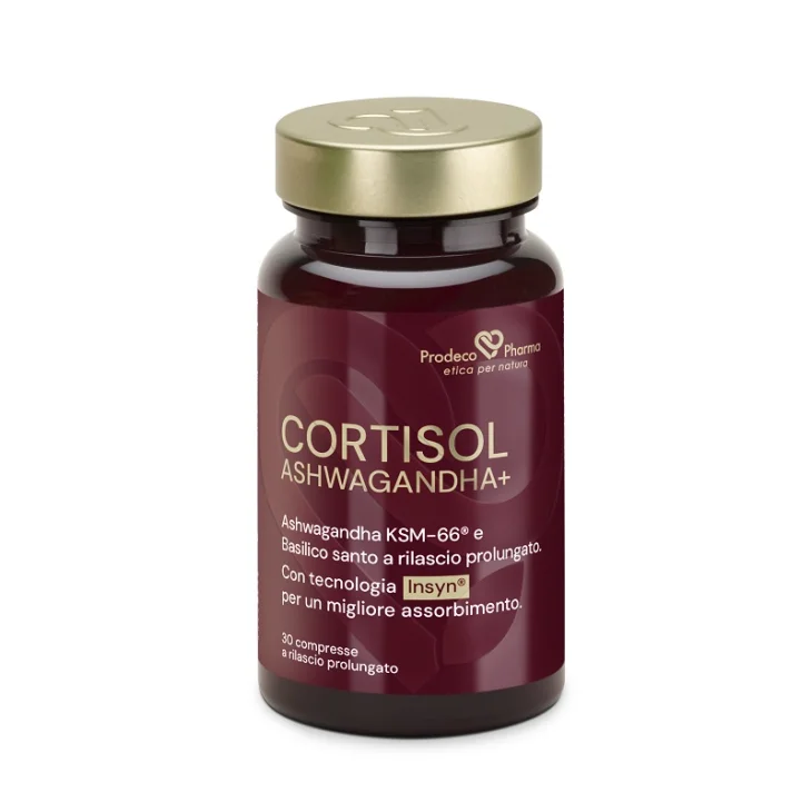 Prodeco Pharma Insyn Cortisol Ashwagandha+ Integratore Alimentare per il Benessere Mentale e il Rilassamento 30 compresse