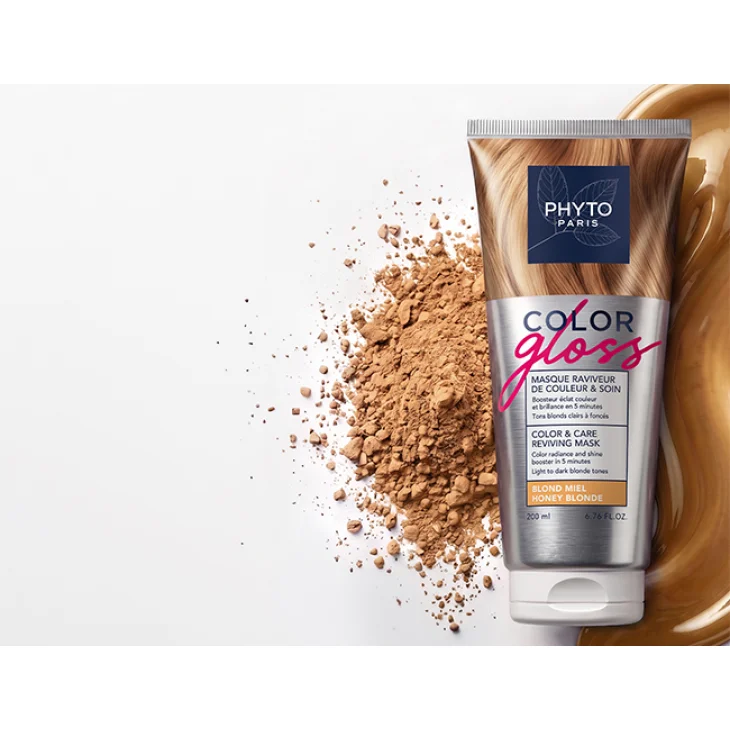 Phyto Color Gloss Booster del Colore Maschera Ravviva Colore e Nutrimento - Honey Blond Capelli biondi chiari e scuri 200 ml