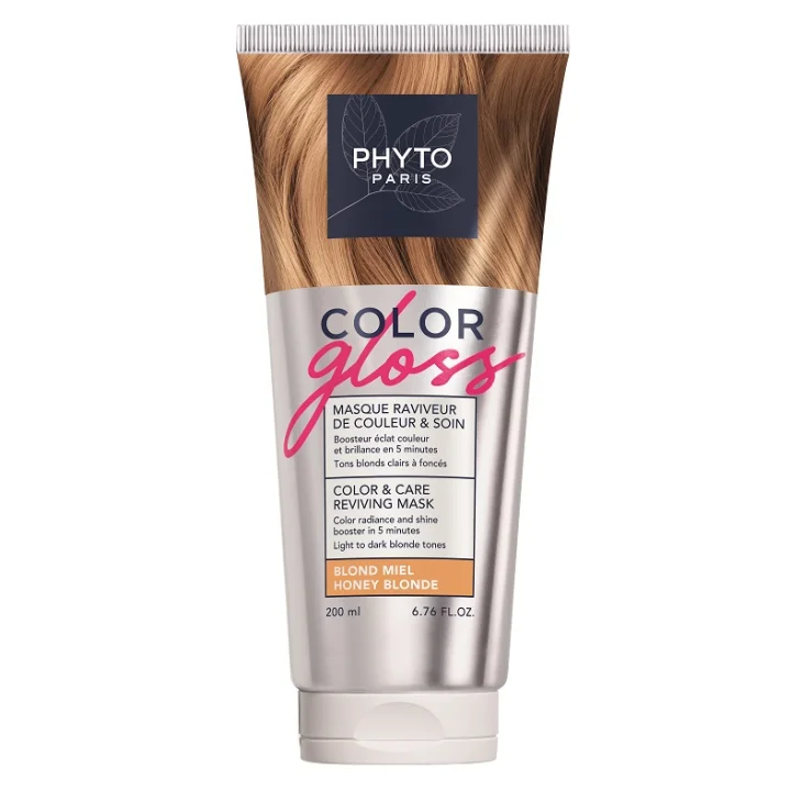 Phyto Color Gloss Booster del Colore Maschera Ravviva Colore e Nutrimento - Honey Blond Capelli biondi chiari e scuri 200 ml