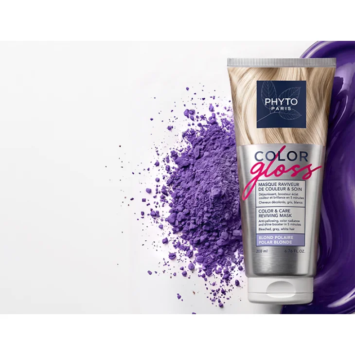 Phyto Color Gloss Booster del Colore Maschera Ravviva Colore e Nutrimento - Polar Blond Capelli biondi decolorati, grigi e bianchi 200 ml Phyto Color Gloss Booster del Colore Maschera Ravviva Colore e Nutrimento - Polar Blond Capelli biondi decolorati, grigi e bianchi 200 ml