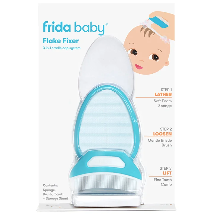 FRIDA BABY FLAKEFIXER SISTEMA 3 IN 1 RIMOZIONE CROSTA LATTEA