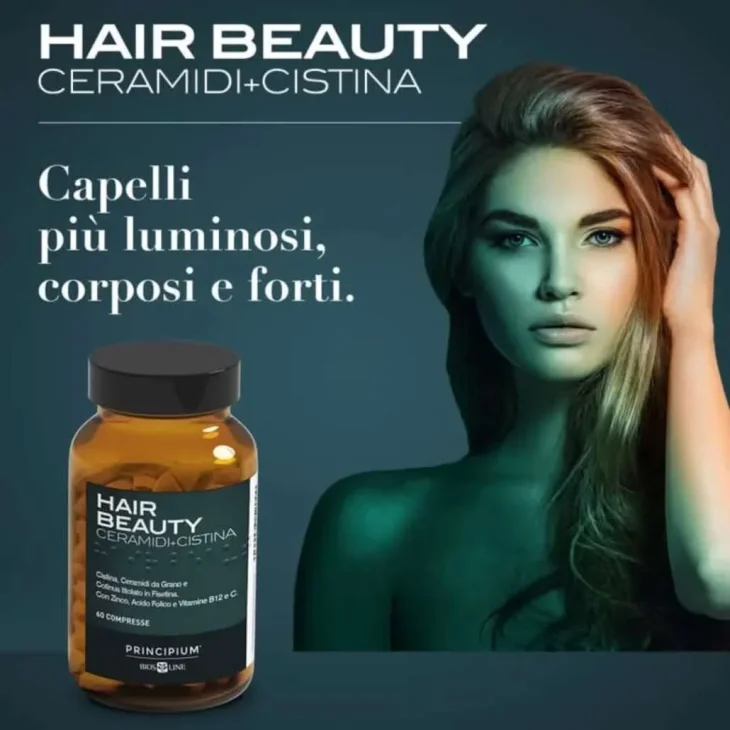 Bios Line Principium Hair Beauty Integratore per i Capelli Formato Convenienza 3 confezioni da 60 compresse