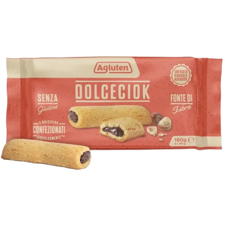 Agluten Dolceciok Dolce Senza Glutine 4 x 40 g Prezzo Speciale Agluten Dolceciok Dolce Senza Glutine 4 x 40 g Prezzo Speciale