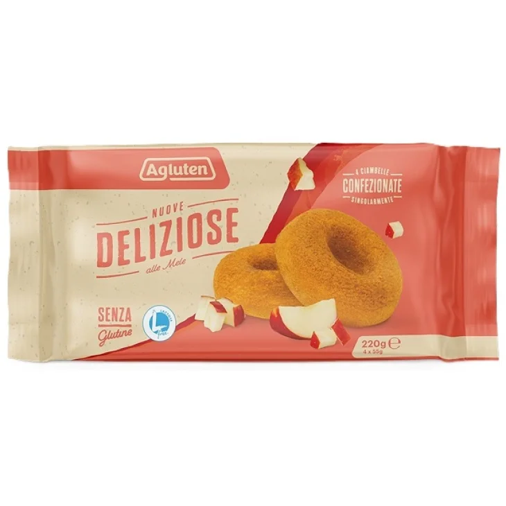Agluten Deliziose Ciambelle Senza Glutine 4 Pezzi da 55 g Prezzo Speciale Agluten Deliziose Ciambelle Senza Glutine 4 Pezzi da 55 g Prezzo Speciale