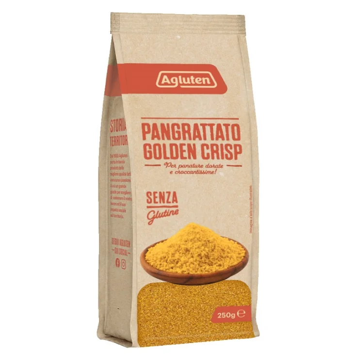 Agluten Pangrattato Golden Crisp Senza Glutine 250 g Agluten Pangrattato Golden Crisp Senza Glutine 250 g
