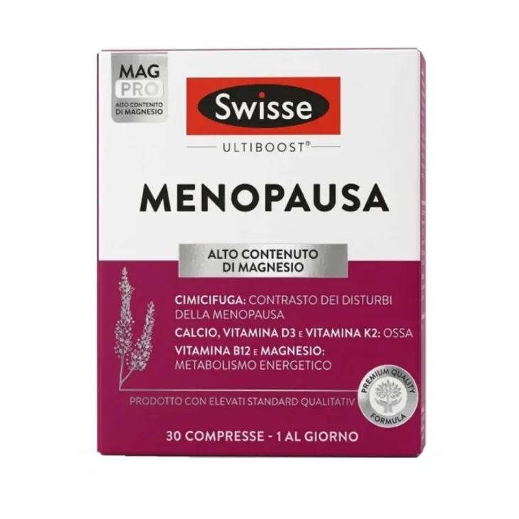 Swisse Menopausa Integratore per i Disturbi della Manopausa con 30 Compresse