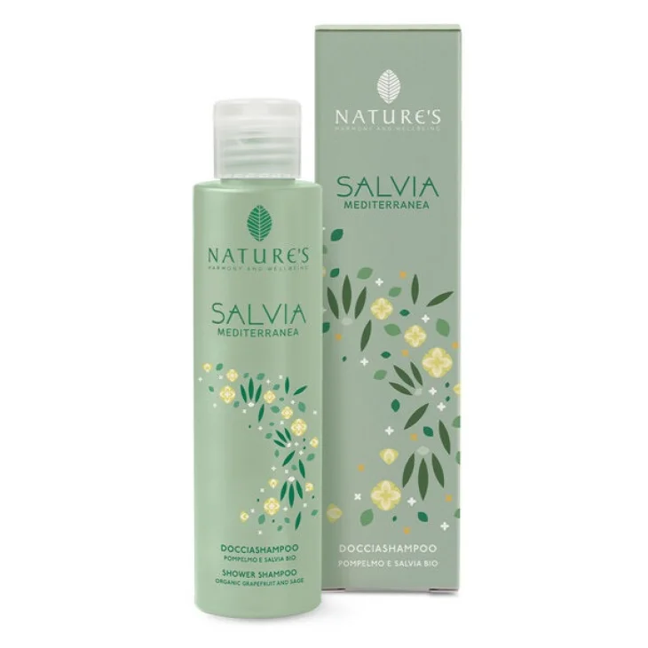 Nature's Salvia Mediterranea Docciashampoo Detergente Corpo e Capelli 200 ml