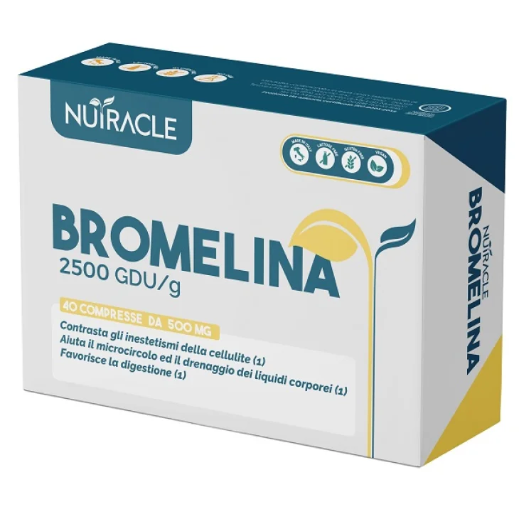 NUTRACLE Bromelina 40Cpr 500mg NUTRACLE Bromelina 40Cpr 500mg