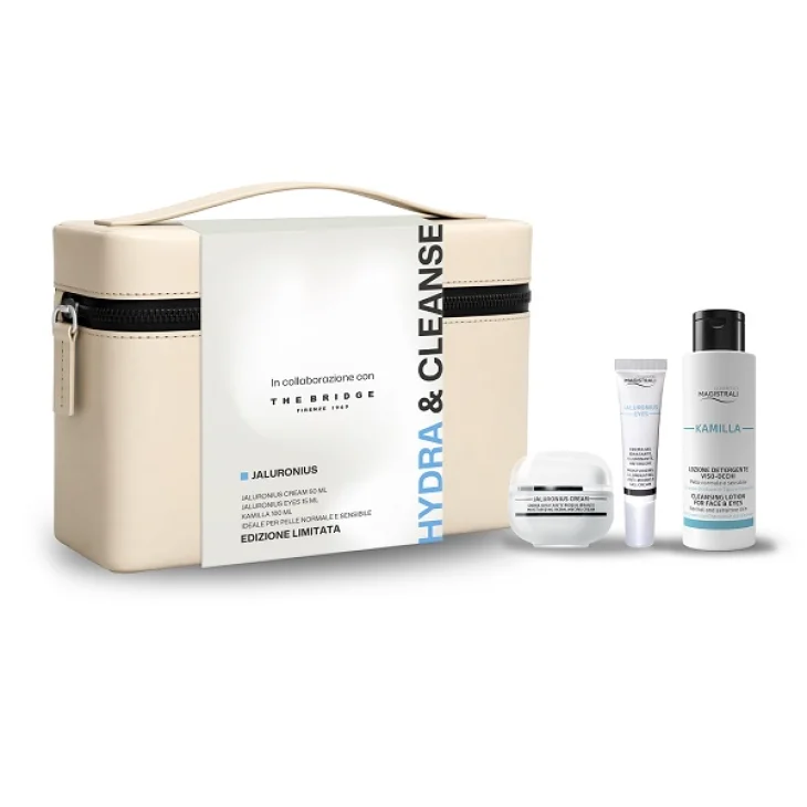 Cosmetici Magistrali Jaluronius Cofanetto di Bellezza Hydra&Cleanse Jaluronius Eyes 15 ml + Jaluronius Cream 50 ml + Kamilla 100 ml
