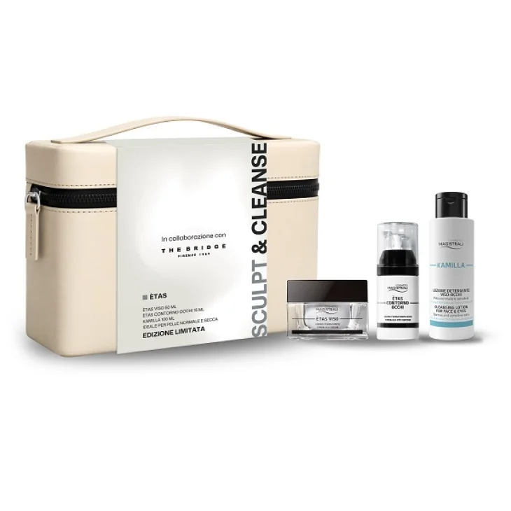 Cosmetici Magistrali Sculpt & Cleanse Cofanetto Natale 2026 Crema 50 ml + Detergente 100 ml + Contorno Occhi 15 ml