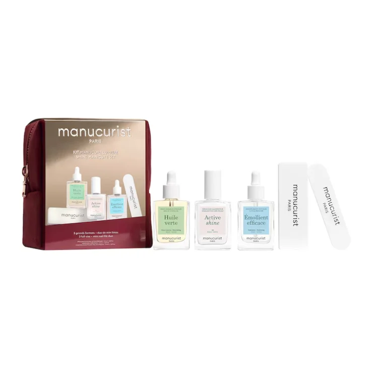 Manucurist Trousse Active Shine - Manicure rinforzante dal finish perlato