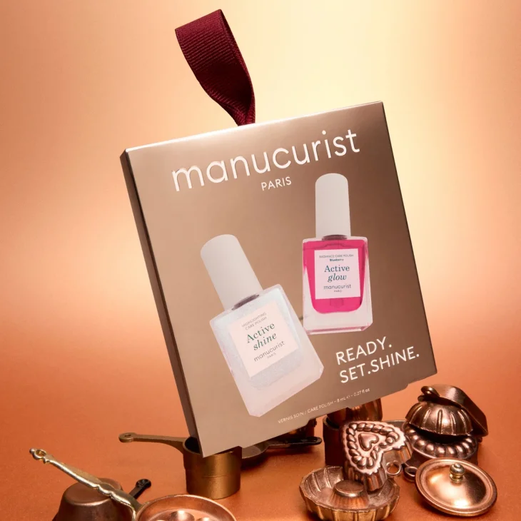 Manucurist Mini Active Duo Cofanetto di Smalti per la Cura delle Unghie