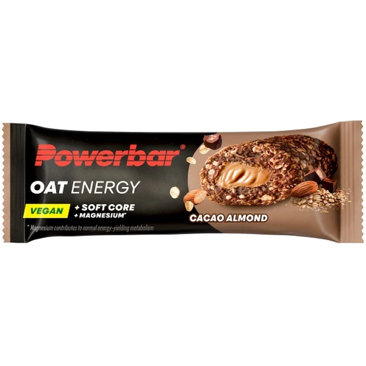 PowerBar Oat Energy Cacao Barretta Energetica Vegana all&rsquo;Avena con Magnesio 50 g