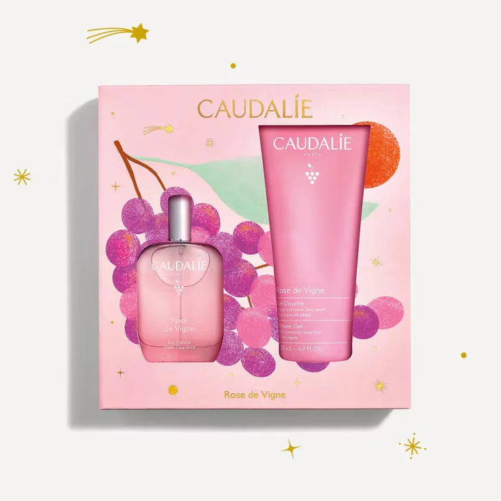 Caudalie Rose de Vigne Cofanetto Corpo con Acqua Profumata e Gel Doccia 2026 Caudalie Rose de Vigne Cofanetto Corpo con Acqua Profumata e Gel Doccia 2026