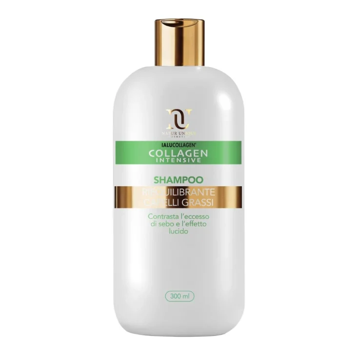 Natur Unique Ialucollagen Collagen Intensive Shampoo Riequilibrante per Capelli Grassi 300 ml