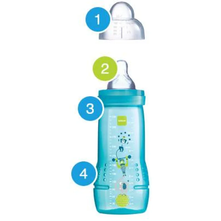 Mam Baby Bottle Biberon 330ml  - Colore: Rosa