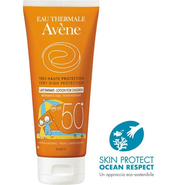 Av&egrave;ne Latte Solare Bimbo Protezione solare SPF50+ 100 ml - Formato: 100 ml