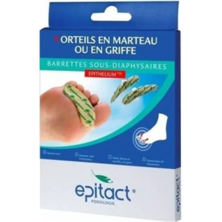 Qualifarma Epitact Barrette Sotto-Diafisarie per Dita a Martello o a Griffe - Misura: S Qualifarma Epitact Barrette Sotto-Diafisarie per Dita a Martello o a Griffe - Misura: S