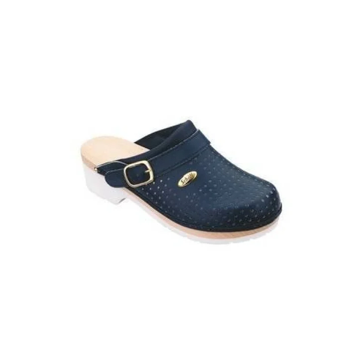 Dr Scholl's Clog Supercomfort Calzatura Ortopedica Zoccoli da Lavoro in Legno Colore Blu - Numero: 45