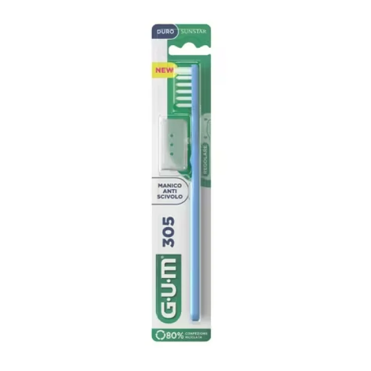 Sunstar Gum Classic Spazzolino per Adulti - Setole: 305 - Setole dure regular