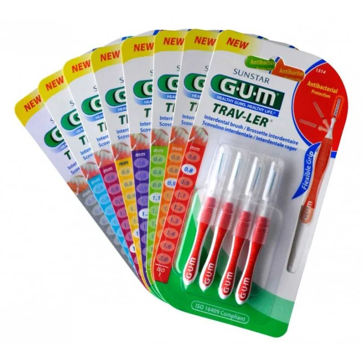 Sunstar Gum Traveler Scovolini 6 pezzi - Formato: 1.3 mm Sunstar Gum Traveler Scovolini 6 pezzi - Formato: 1.3 mm