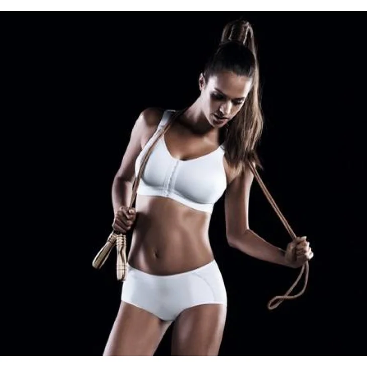 Anita Reggiseno Sportivo aperto davanti 1 pezzo - Colore: Bianco - Misura: 7 - Coppa: A Anita Reggiseno Sportivo aperto davanti 1 pezzo - Colore: Bianco - Misura: 7 - Coppa: A