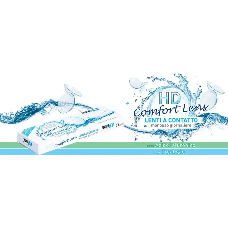 Twins Optical HD Comfort Lens Lenti a Contatto Giornaliere - Formato: 30 pezzi - Gradazione: 2.75