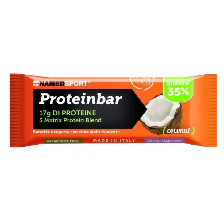 Named Sport Proteinbar Barretta Proteica 50 g - Gusto: Cocco Named Sport Proteinbar Barretta Proteica 50 g - Gusto: Cocco