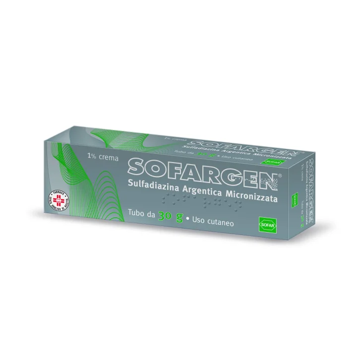 Sofar Sofargen 1% Crema contro ustioni - Formato: 30 g Sofar Sofargen 1% Crema contro ustioni - Formato: 30 g