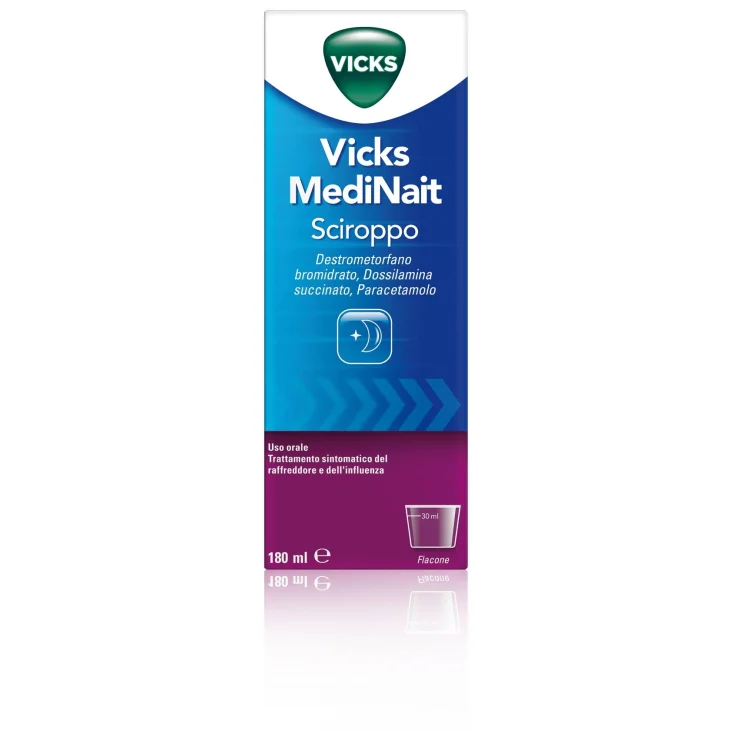 Vicks Medinait Sciroppo - Formato: 180 ml Vicks Medinait Sciroppo - Formato: 180 ml