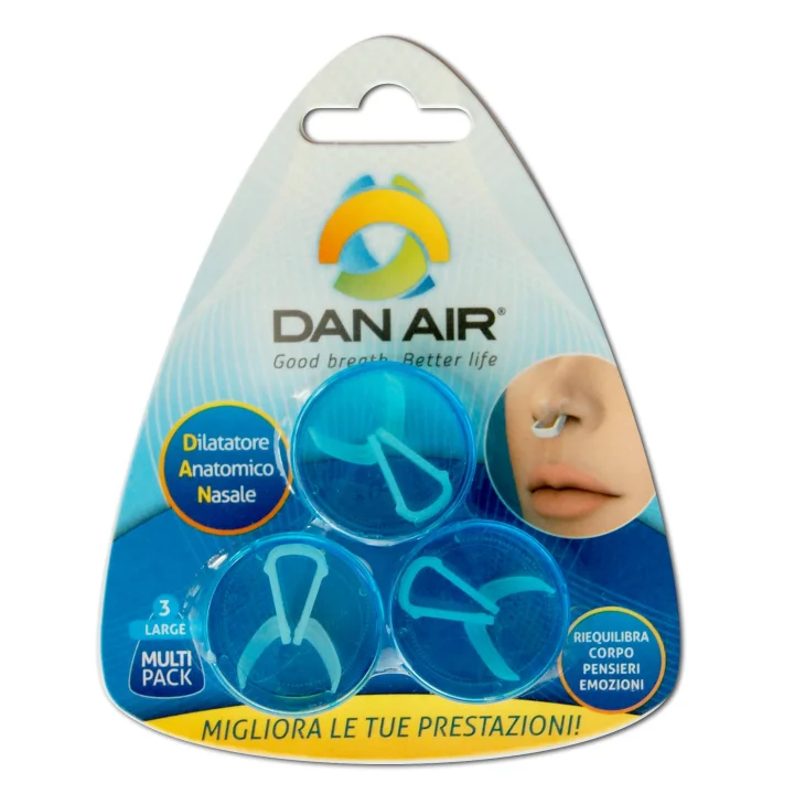 Dan Air Multi Pack Dilatatore Anatomico Nasle Confezione Multipla - Taglia: L Dan Air Multi Pack Dilatatore Anatomico Nasle Confezione Multipla - Taglia: L