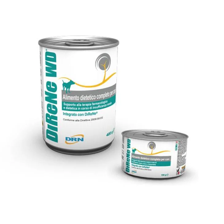 DRN Direne WD Cibo umido per cani con insufficienza renale - Formato: 400 g DRN Direne WD Cibo umido per cani con insufficienza renale - Formato: 400 g