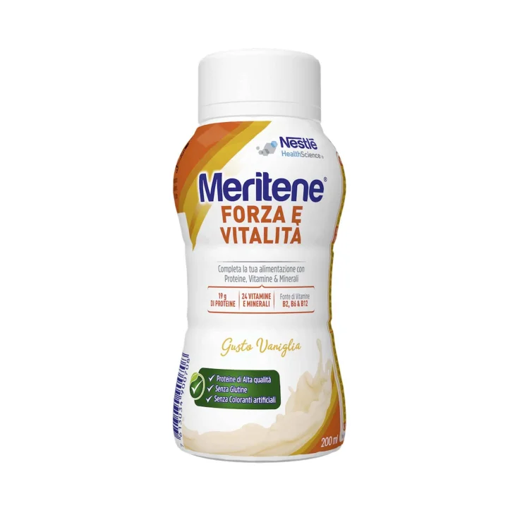 Meritene Forza e Vitalit&agrave; Drink 200 ml - Gusto: Vaniglia