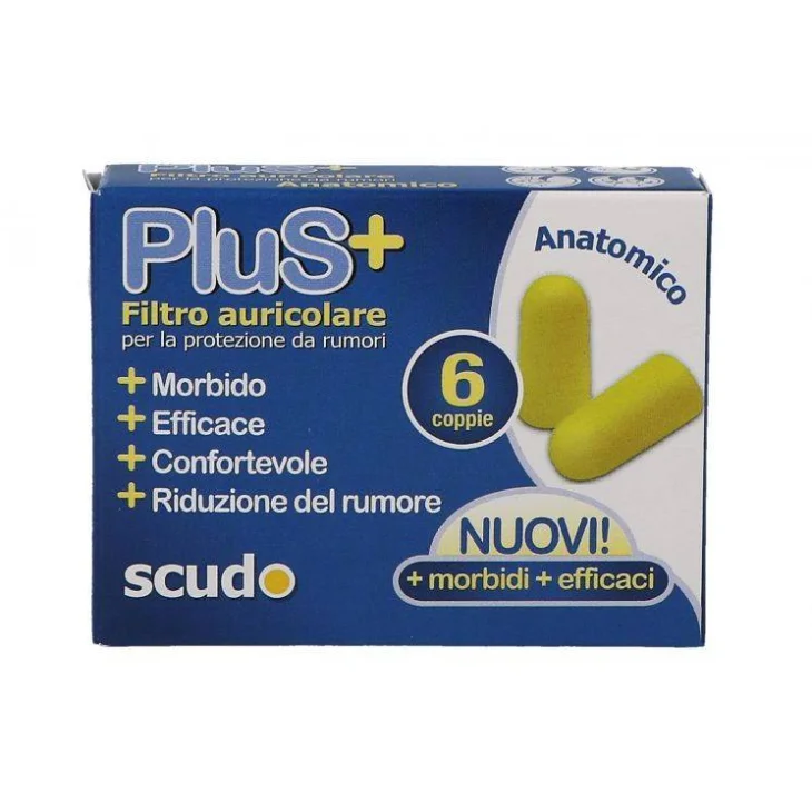 Earplug Scudo Plus Tappi Auricolari - Formato: 12 pezzi