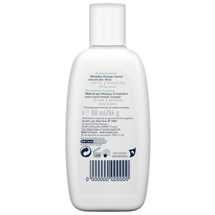 CeraVe Schiuma Detergente Viso Corpo - Formato: 473 ml