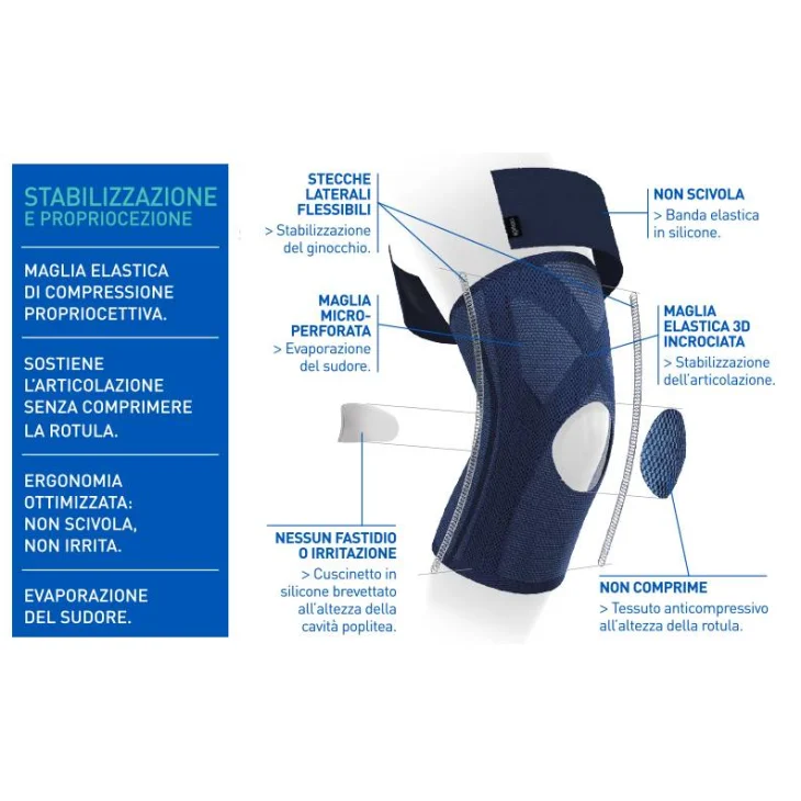 Epitact Ginocchiera per Legamenti - Misura: 2